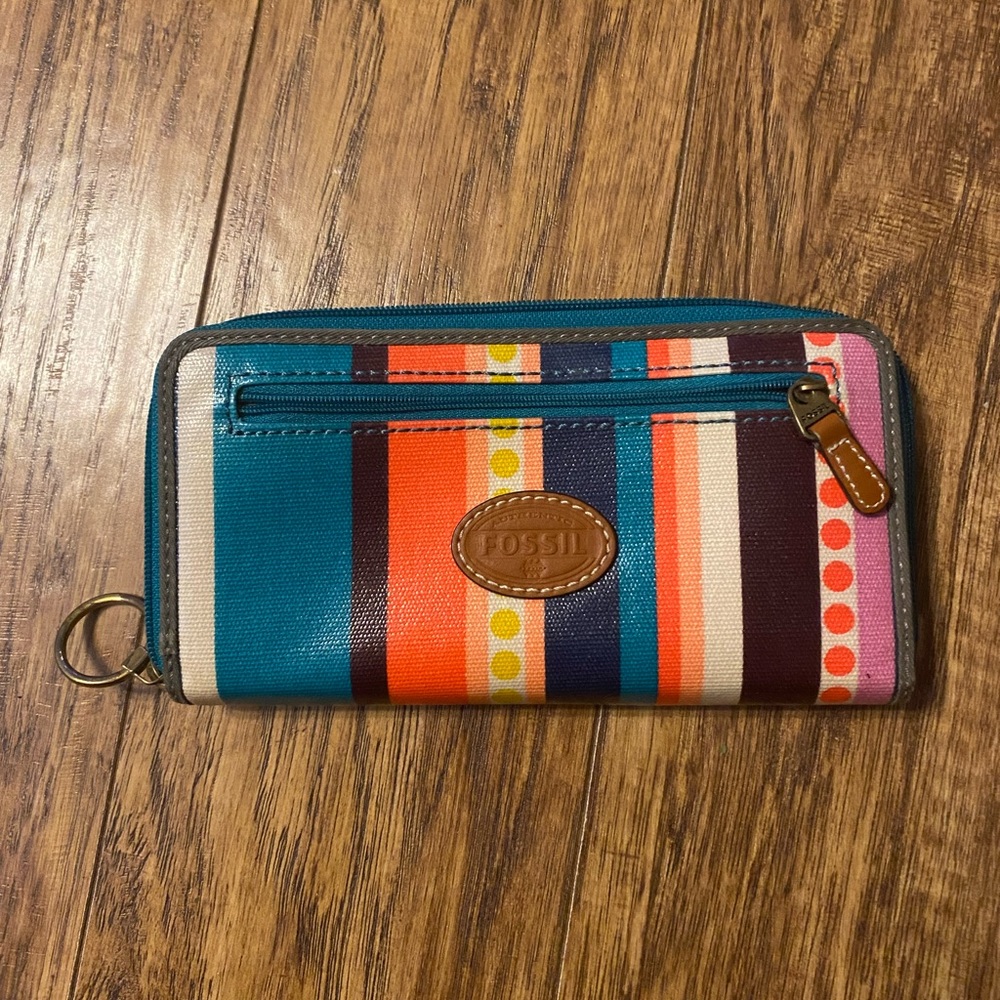 Fossil Colorful Striped Women's Wallet